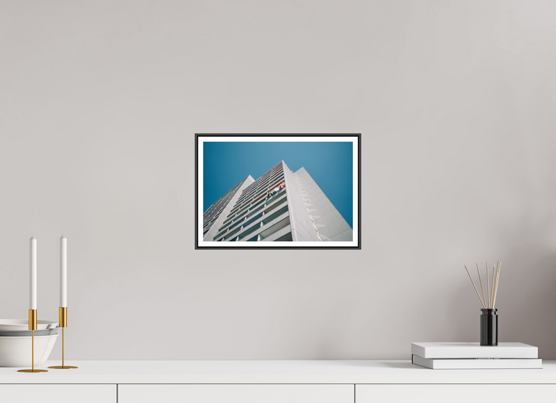 30 x 20 cm, Fine Art Print auf Alu-Dibond in 25mm Artbox Schwarz Sun Protection