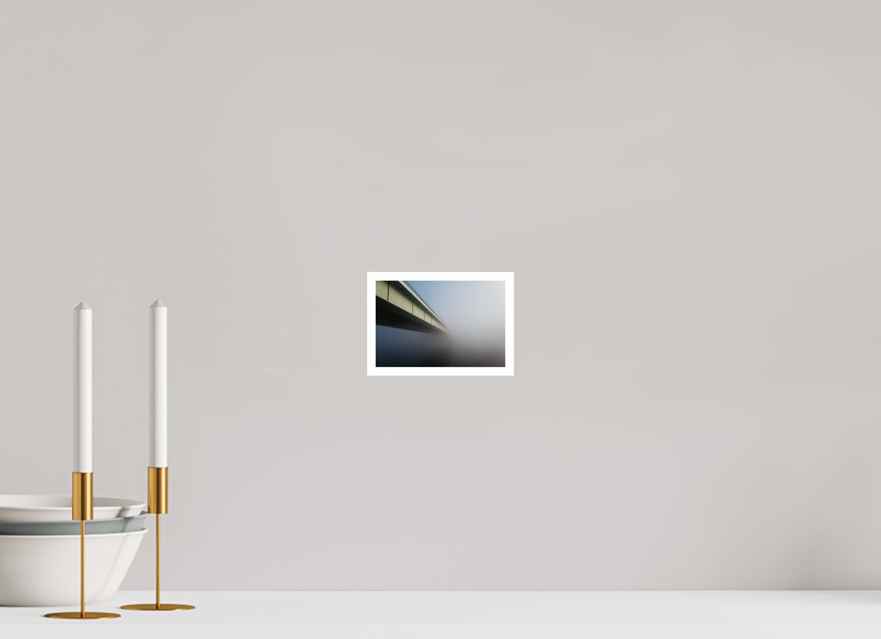 15 x 10 cm, Fine Art Hahnemühle Baryta Bridge to nowhere